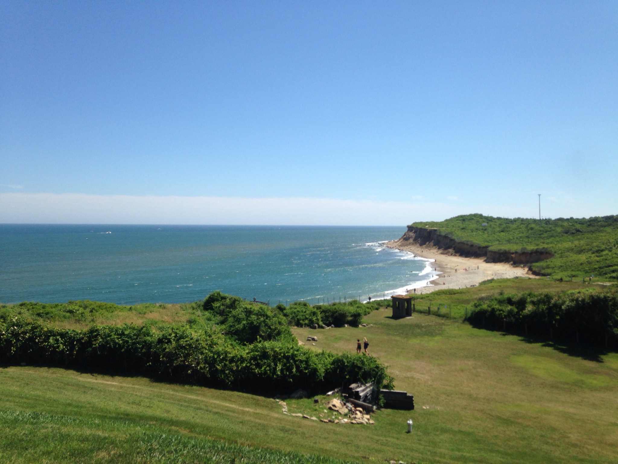 The Hamptons coastline at Westhampton Beach